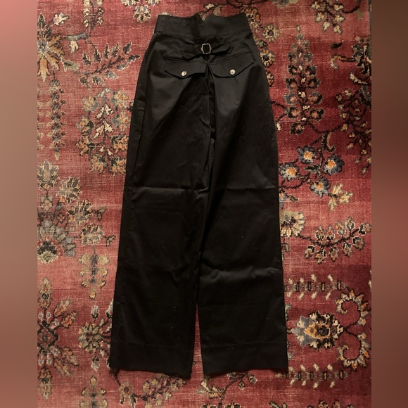 Emmy of Sweden NWT "Good Old Grandpa Pants" in black twill! - Picture 2 of 6